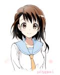  brown_eyes brown_hair kurimomo necktie nisekoi onodera_kosaki uniform 