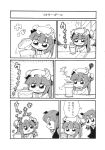  bkub blender comic crescent highres koakuma monochrome multiple_girls patchouli_knowledge touhou translation_request 