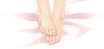  1girl barefoot close-up dakimakura feet girls_und_panzer greek_toe head_out_of_frame kadotani_anzu okina_ika solo toes 