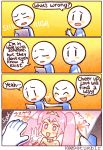  2d_dating 4koma ^_^ blush_stickers closed_eyes comic english kataro original sad sigh truth v |_| 