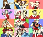  6+boys 6+girls blue_(pokemon) blue_(pokemon)_(classic) calme_(pokemon) crystal_(pokemon) dual_persona gold_(pokemon) haruka_(pokemon) heart_trace hikari_(pokemon) kotone_(pokemon) kouki_(pokemon) kyouhei_(pokemon) mei_(pokemon) multiple_boys multiple_girls pokemon pokemon_(game) pokemon_bw pokemon_bw2 pokemon_dppt pokemon_frlg pokemon_gsc pokemon_hgss pokemon_rgby pokemon_rse pokemon_xy pumpkinpan red_(pokemon) red_(pokemon)_(classic) red_(pokemon)_(remake) serena_(pokemon) touko_(pokemon) touya_(pokemon) yuuki_(pokemon) 