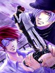  2boys amakusa cry drama gun kaoru kiss sad tears umineko_no_naku_koro_ni ushiromiya_battler yaoi 