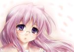  glasses lucky_star pink_hair purple_eyes solo takara_miyuki tears tekehiro violet_eyes 