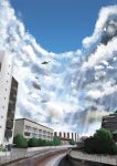  building cityscape cloud clouds highres light lights scenery sky tree water yamatezaka 