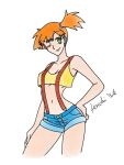  anggelebon green_eyes kasumi_(pokemon) misty_(pokemon) orange_hair pokemon 