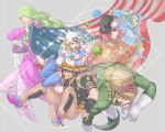  american_flag ball blonde_hair diego_brando funny_valentine golden_ratio gyro_zeppeli hat hot_pants_(sbr) johnny_joestar jojo_no_kimyou_na_bouken miyasemao redhead steel_ball_run wekapipo 