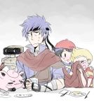  black_eyes black_hair blonde_hair blue_hair cape fire_emblem fire_emblem:_souen_no_kiseki gloves hat headband ike jigglypuff lucas microphone mother_(game) mother_2 mother_3 ness nintendo pokemon r.o.b super_smash_bros. tears tecchen 