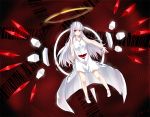  1girl haegiwa halo highres kirby_(series) kirby_64 long_hair looking_at_viewer original personification solo very_long_hair white_hair zero_two 