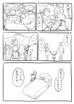  ... 1boy 6+girls ^_^ absurdres admiral_(kantai_collection) age_difference age_progression baby bed blanket building church closed_eyes comic crying dress hat highres kantai_collection kitakami_(kantai_collection) long_hair lying masaka_magyaku monochrome multiple_girls nagato_(kantai_collection) naval_uniform ooi_(kantai_collection) open_mouth parent_and_child pillow school_uniform sendai_(kantai_collection) serafuku simple_background smile tenryuu_(kantai_collection) translated wedding wedding_dress white_background younger 