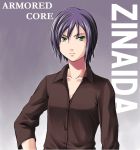  armored_core armored_core_last_raven girl green_eyes short_hair zinaida 