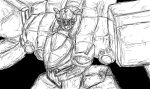  armored_core mecha silent_line:_armored_core sketch up_close 