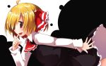  ahoge darkness finger_to_mouth jagabutter rumia solo touhou 