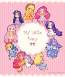  +_+ apple_bloom applejack blonde_hair blue_dress blue_eyes blue_hair blush bubble cape cowboy_hat dav-19 derpy_hooves dress fluttershy food_themed_clothes freckles green_eyes grey_dress happy hat horn long_hair multicolored_hair multiple_girls my_little_pony my_little_pony_friendship_is_magic open_mouth orange_dress personification pink_dress pink_hair pinkie_pie purple_dress purple_hair rainbow_dash rarity redhead scootaloo short_hair smile sweetie_belle trixie_(my_little_pony) twilight_sparkle violet_eyes white_dress wings wizard_hat yellow_dress 