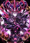  1boy black_hair duel_monster kanaria_(fuusenkazura) long_hair looking_at_viewer magician_of_black_chaos solo staff yuu-gi-ou 
