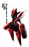  blue_eyes claws english highres horns insect_wings katagiri_maya mega_pokemon multiple_wings no_humans pokemon pokemon_(creature) pokemon_(game) pokemon_xy scizor shiny solo wings 