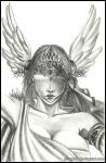  1girl breasts cleavage elysium head_wings huge_breasts mask soulcalibur soulcalibur_v 