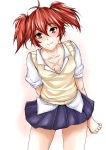  akuma_no_riddle ichinose_haru nonoririn red_eyes redhead scar school_uniform short_hair 