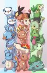  :d bulbasaur charmander chikorita chimchar closed_eyes cyndaquil fire mary_cagle mudkip no_humans open_mouth oshawott piplup pokemon pokemon_(creature) pokemon_(game) red_eyes smile snivy squirtle tepig torchic totodile treecko turtwig 