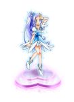  blue_eyes blue_hair cure_diamond dokidoki!_precure hishikawa_rikka long_hair magical_girl official_art ponytail 