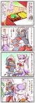  4koma bisharp comic gallade highres mienshao no_humans pokemon pokemon_(creature) sougetsu_(yosinoya35) translation_request weavile 