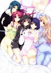  5girls absurdres bed highres iizuki_tasuku lovely_x_cation lovely_x_cation_2 multiple_girls 