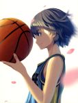  absurdres basketball_uniform highres kanbaru_suruga monogatari_(series) short_hair sportswear vofan 