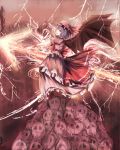  hat lance non_(nobu) polearm red_eyes remilia_scarlet solo spear_the_gungnir touhou weapon wings 