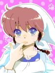  blue_eyes face finger_to_mouth genderswap hoshino_lala pigtail ranma-chan ranma_1/2 red_hair redhead saotome_ranma solo tasting 