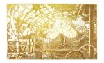  airship dirigible etching gradient monochrome original railing sakanaya shipyard yellow 