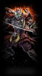  1boy armor namco sword tekken yoshimitsu 