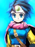  black_hair blue_eyes cape circlet dragon_quest dragon_quest_iii roto short_hair solo zakki 