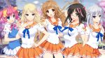  5girls culture_japan highres iizuki_tasuku multiple_girls school_uniform suenaga_mirai 