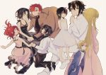  assf_krsya baccano! black_hair blonde_hair blue_eyes chane_laforet charon_walken claire_stanfield claudia_walken dress family huey_laforet long_hair luchino_campanella monica_campanella red_eyes redhead riza_laforet short_hair yellow_eyes 