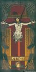 artist_request card_(medium) cross crucifixion lance_of_longinus lilith_(evangelion) mask neon_genesis_evangelion scan scan_artifacts tarot 