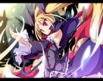 1girl blazblue blonde_hair ishii666 long_hair red_eyes small_breasts solo tagme 