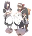  2girls highres maid multiple_girls noraico original 