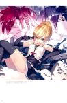  demon_parasite fancy_fantasia gun thigh-highs ueda_ryou 