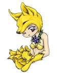  blonde_hair fox foxgirl game gloves hat kitsunemimi moonlight_flower ragnarok_online short_hair violet_eyes 