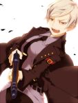  gun imai_taki necktie red_eyes rifle short_hair silver_hair solo ta_(gar) umineko_no_naku_koro_ni ushiromiya_kyrie weapon 