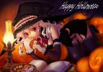  gloves halloween hat jack-o'-lantern jack-o-lantern original pumpkin solo thigh-highs thighhighs witch_hat 