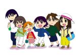   azumanga_daioh cartoon cute group kagura kasuga_ayumu mihama_chiyo mizuhara_koyomi osaka sakaki takino_tomo  