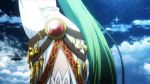  1girl animated animated_gif ass breasts green_eyes green_hair jewelry lowres necklace nintendo palutena super_smash_bros. tagme 