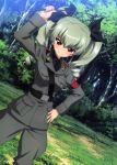  absurdres anchovy drill_hair girls_und_panzer highres military military_uniform twin_drills twintails uniform 