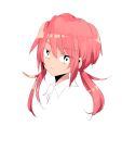  1boy bust face inazuma_eleven_(series) inazuma_eleven_go kirino_ranmaru long_hair male miyachu pink_hair simple_background solo twintails unfinished white_background 