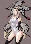  1girl aerie_(bravely_default) blonde_hair bravely_default:_flying_fairy fairy gloves head_wings highres kobiemon long_hair pointy_ears red_eyes solo spoilers tongue tongue_out wings 