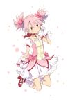  bubble_skirt gloves kaname_madoka kneehighs magical_girl mahou_shoujo_madoka_magica pink_eyes pink_hair twintails ume_(plumblossom) white_gloves white_legwear 