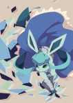  ahoge dress fate/stay_night fate_(series) fusion gauntlets glaceon highres msg01 no_humans pokemon pokemon_(creature) saber solo 