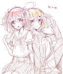  2girls akuma_no_riddle hashiri_nio ichinose_haru multiple_girls school_uniform tagme 