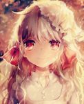  1girl dress kagerou_project kozakura_mary leclle long_hair looking_at_viewer red_eyes smile 