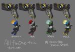  bayonetta bayonetta_2 concept_art gun handgun no_humans official_art shimazaki_mari stuffed_animal stuffed_cat stuffed_toy translation_request weapon 